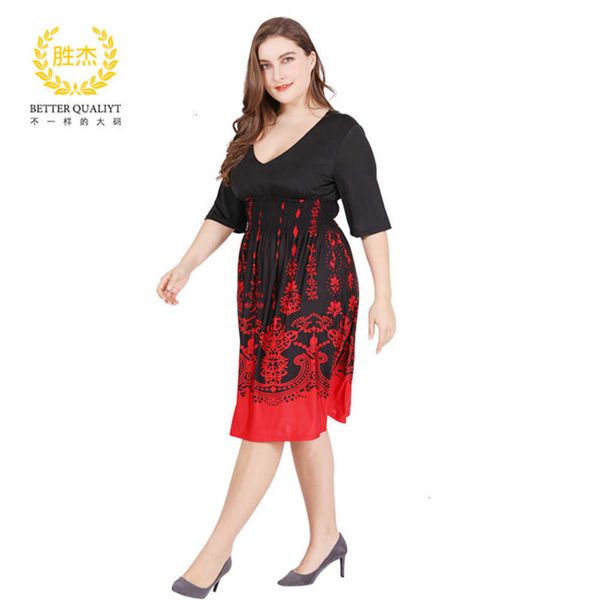 

summer casual large dresses women's drs, Black;gray