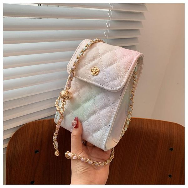 

shoulder bags gzm women's bag retro diamond two-piece small square metal bell exquisite mobile phone handbags