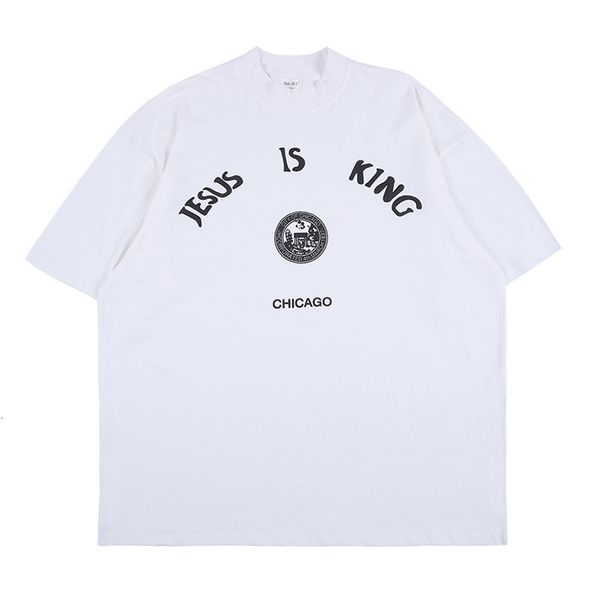 

2021 new men's printed cotton t-shirt yurb, White;black