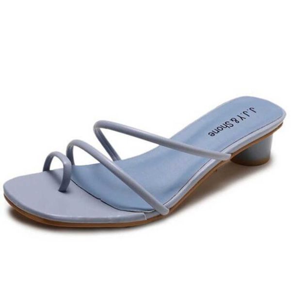 

sandals and slipper fashion shoes korean wild 's transparent with word drag pinch flip-flops xx111 210625, Black