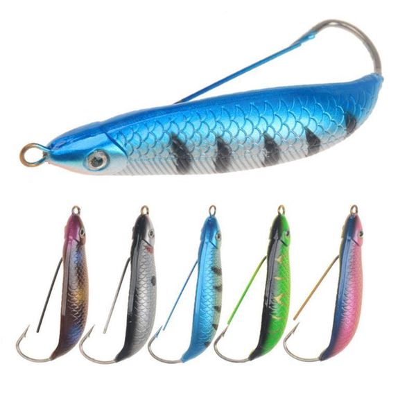 

1pcs 8cm 18g sinking anti grass fishing lure winter ice rotating spoon freshwater bait hard bait crankbait fishin jllcfk