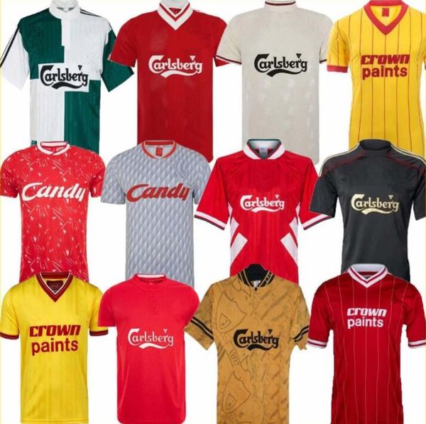 

2021 04 05 retro soccer jersey gerrard 1982 fowler dalglish 10 11 football shirts torres 1989 maillot 85 86 kuyt 08 09 suarez 1995 93 mcmana, Black;yellow