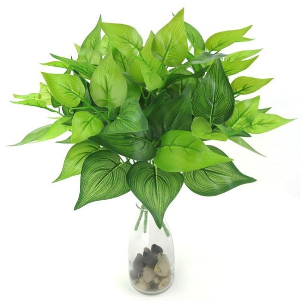 

foliage artificial grass leaves home plant decor fake wedding garden bush uk
