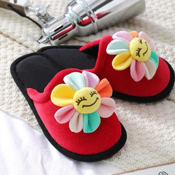 

slippers women winter home cartoon shoes non-slip soft warm house indoor bedroom lovers couples, Black