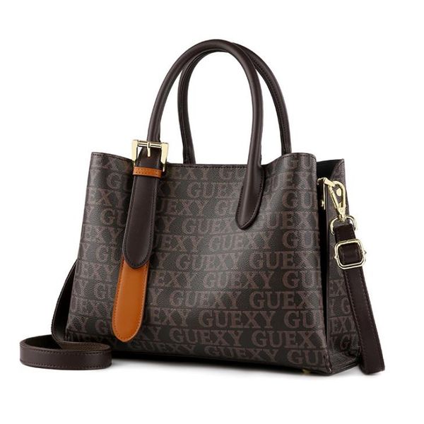 

autumn/winter printed handbag women's textured large capacity bag shoulder messenger bags