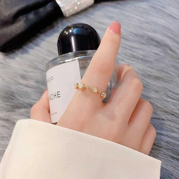 

wedding rings fashion the listing jewelry luxurious cat's eye stone opening adjustable design finger women ring for, Slivery;golden