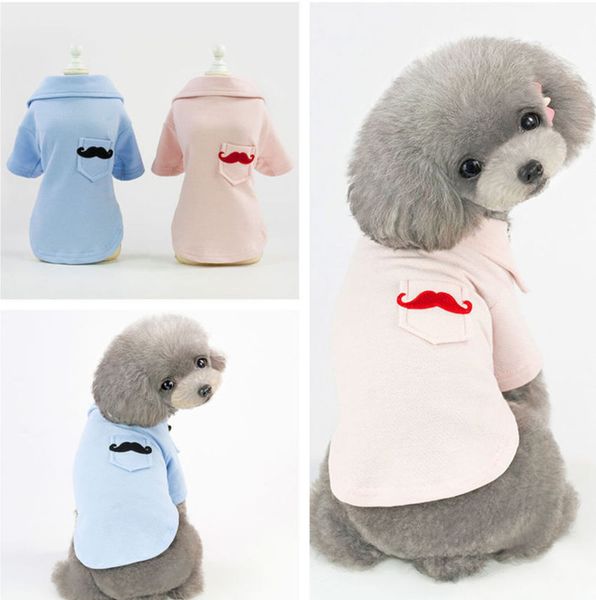 

pet spring summer dog clothing 19 clear color shirt