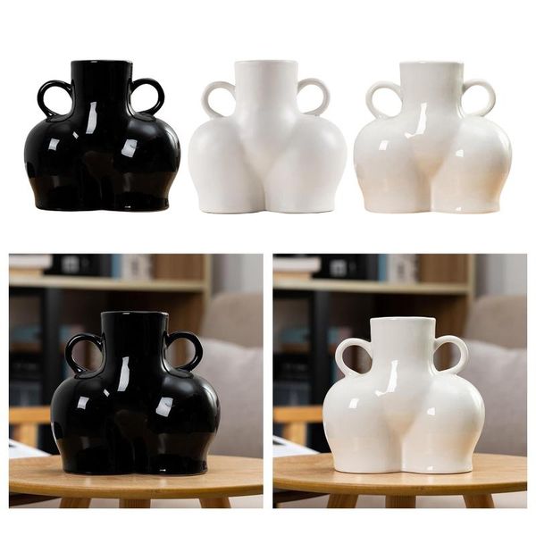 

cute flowerpot simulation human body shaped ceramics succulent planter desk mini ornament statue pgraphy prop