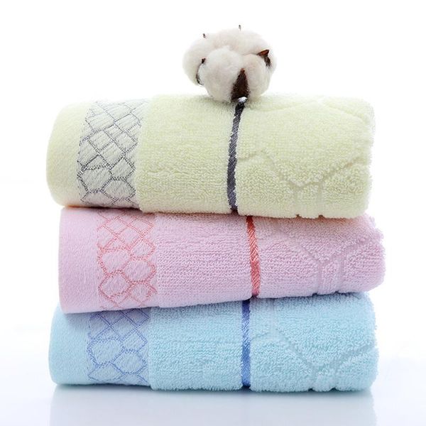 

towel 100% pure cotton home bathroom towels hand hair face bath soft absorbs water beach accessories 33*74cm