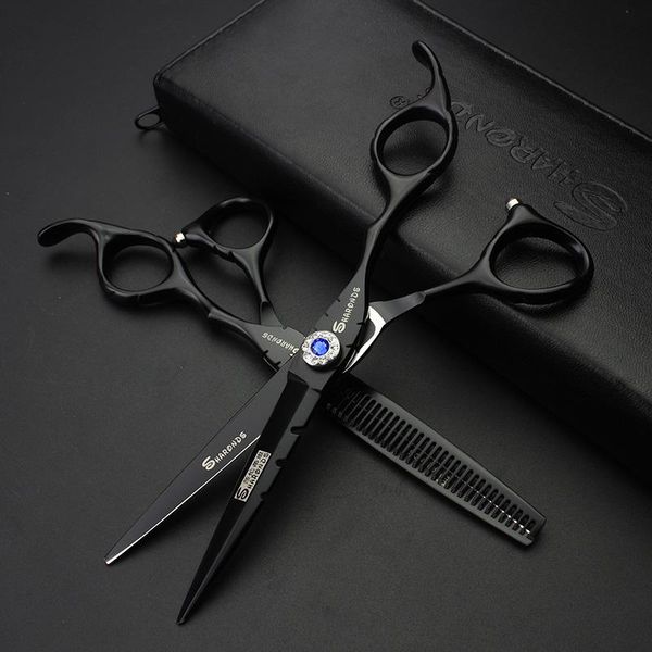

hair scissors 6 "black japan thinning and cutting professional styling set