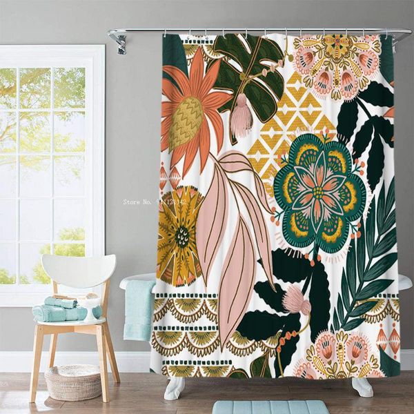 

shower curtains selling 3d flower and animal print nordic style curtain set hook natural landscape home decoration bathroom