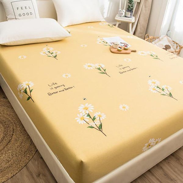 

sheets & sets usoken cotton mattress cover sheet one-piece protector