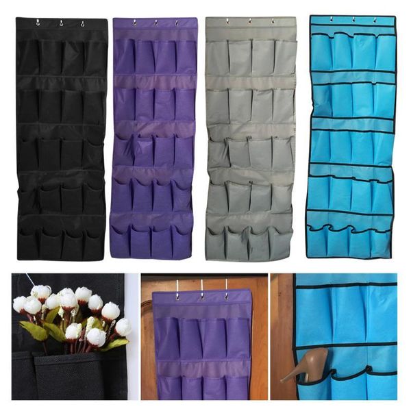 

20 pockets storage bag shoe organizer nonwoven space saver rack storage bag sundries organzier hanging
