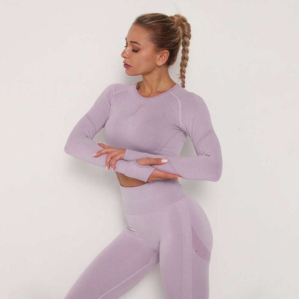 

tight skirt quick sleeve pleated seamless drying long high fitness elastic yoga r, Gray