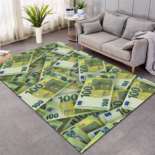 

cushion/decorative pillow money dollar 3d carpet for living room area rug floor mat bedside hallway doormat kids bedroom home decoration