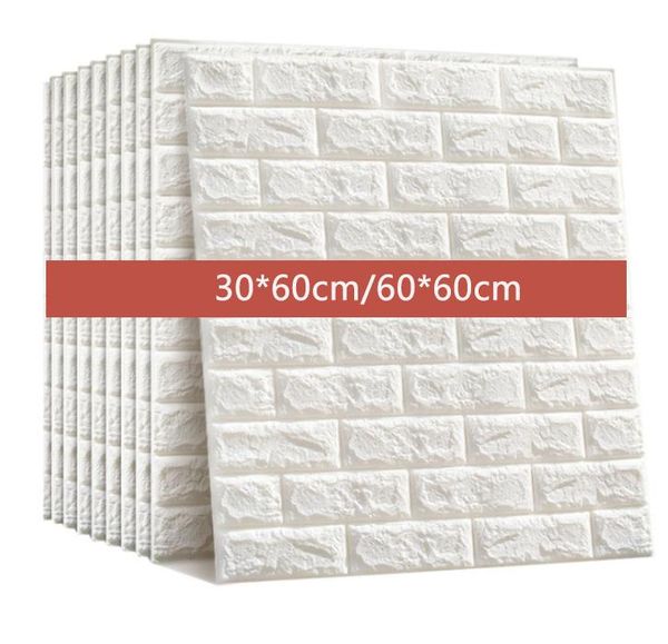 

wallpapers 10 pieces of papel de parede 3d wall stickers embossed foam waterproof panel home living room kitchen decorative wallpaper