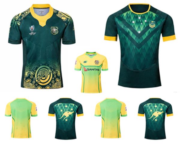 

2021 20 19 18 australian rugby national team rugbys league men's shirt, Black;gray