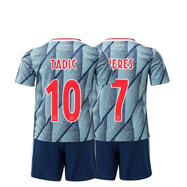 

20 21 ajax tadic haller soccer jersey 2020 2021 futbol kudus neres antony blind promes traore kids football shirt gravenberch cruyff away