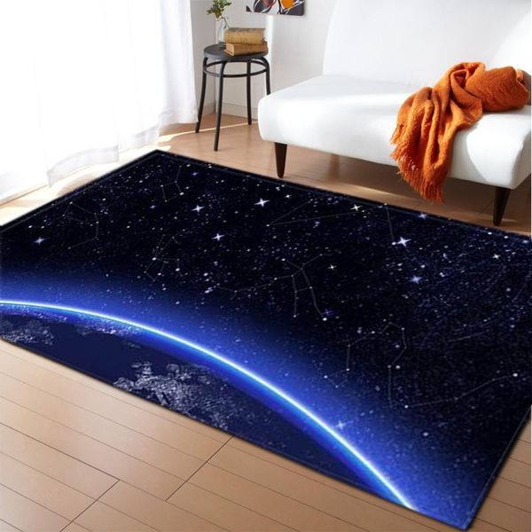 

3d universe galaxy carpet living room home decoration soft kids room rug carpets bedroom dining space planet area rugs