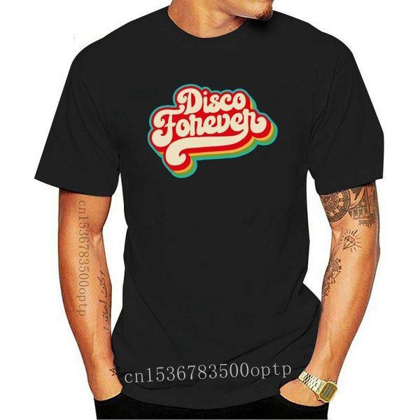 

men's t-shirts men t shirt disco forever women t-shirt, White;black