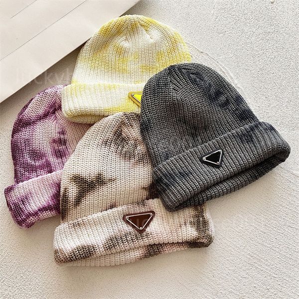 

selling winter in 2021 men and women leisure multicolor knitted split head cap outdoor couple fashion knitted cotton warm skull cap quality, Blue;gray