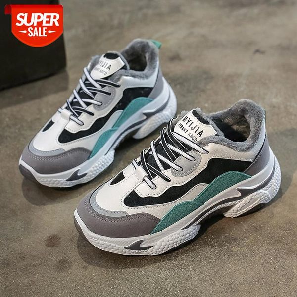 

2020 classic suede women winter sneakers warm fur plush insole ankle boots women shoes lace-up shoes woman fashion #fv5r