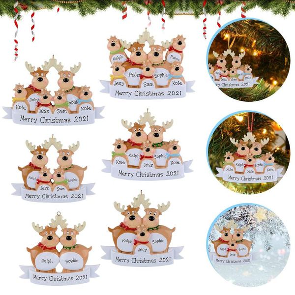

christmas decorations cute little deer tree winter gifts hanging decoration xmas 2021 year natal party decor e