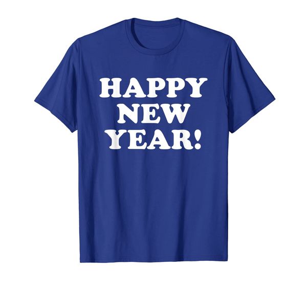 

happy new year t-shirt for 2019 countdown party, White;black
