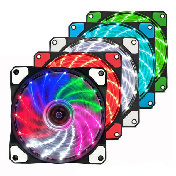 

computer cooling fan 120mm fan pc case cooler case 21.1 dba rgb led 8 colour adjust cooler fans for computer d30