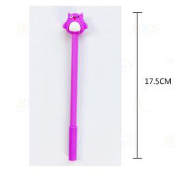 

1pcs cartoon gel 0.5mm news leuke pen student letter paper black pens kawaii school supplies