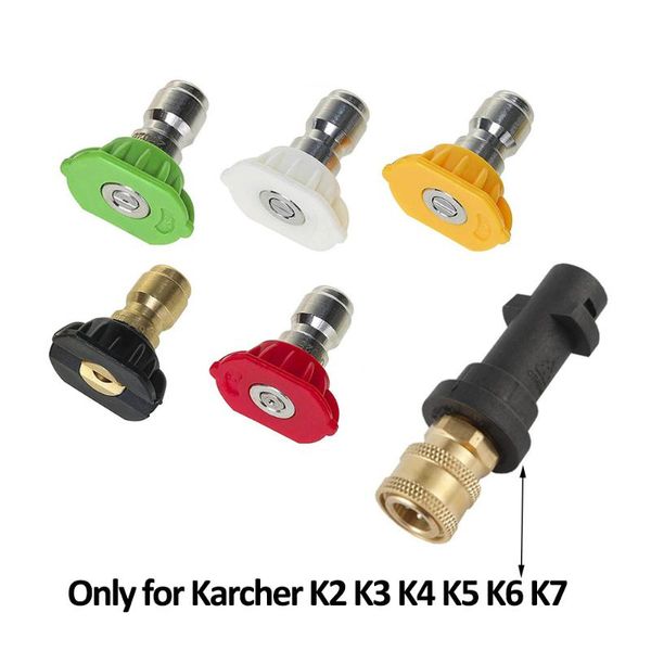 

water gun & snow foam lance compatible pressure washer adapter, only replacement for karcher k2, k3, k4, k5, k6, k7, 1/4'' quick c