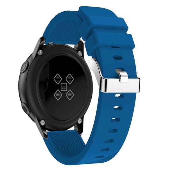 

watch bands 2021 watchbands for samsung galaxy active sport soft silicone band replacement strap fashion men women belts, Black;brown