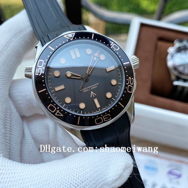 

2021 sea no time to die aqua business watches terra man 007 sport wristwatches james bond master boss mens watch d10111, Slivery;black