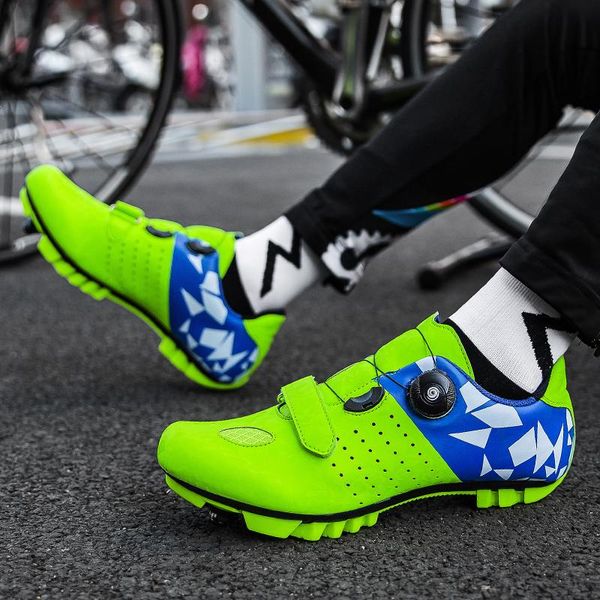 

cycling footwear men self lock shoes training bike sneakers women professional spd bicycle riding racing sapatilha ciclismo mtb, Black