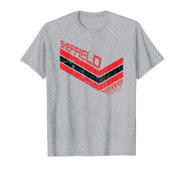 

football is everything - sheffield 80s retro t-shirt, White;black