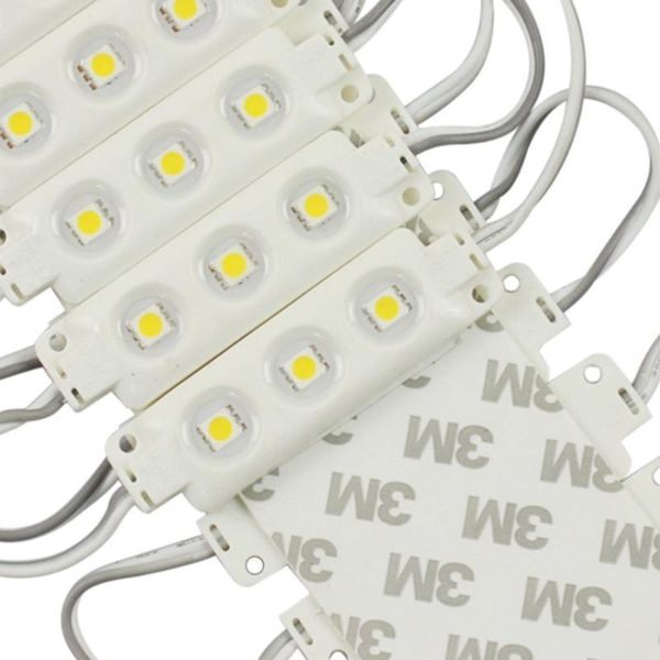 

led module injection dc 12v light waterproof ip67 3leds/pcs modules