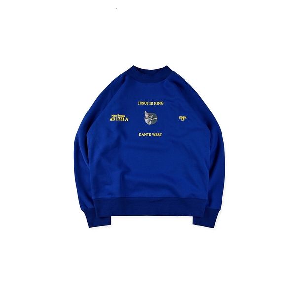 

2021 new kanye west sunday service jesus is king tour women oversize turtle neck hoodie cotton fleece sweatshirts men e6kh, Black