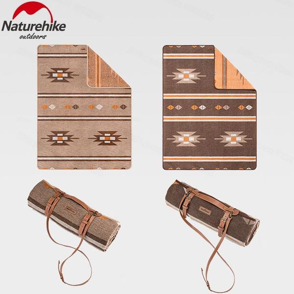 

naturehike lightweight portable warm wool shawl blanket outdoor camping 3-season daily thermal thick carpet