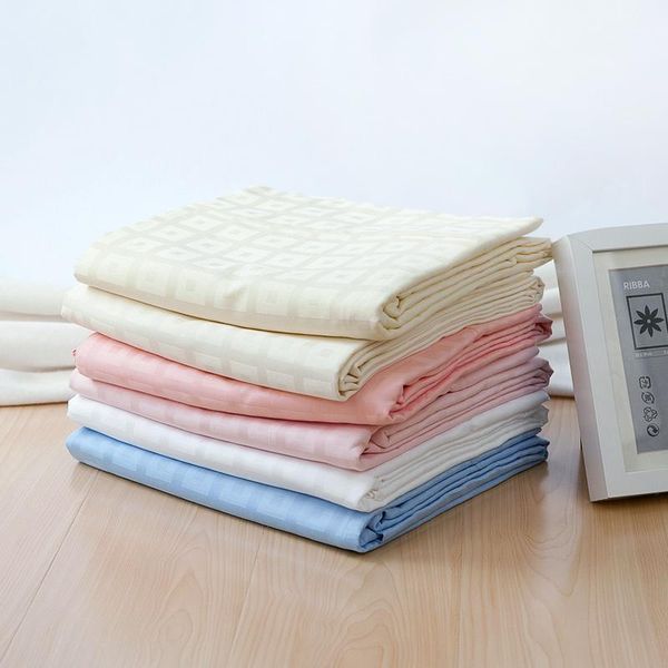 

sheets & sets 100% cotton jacquard bed linen flat sheet 150 cover for home
