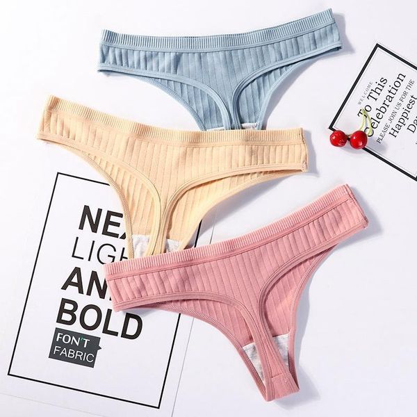

women's panties catelyn thong cotton briefs lingerie seamless for women g-strings female underwear thongs, Black;pink