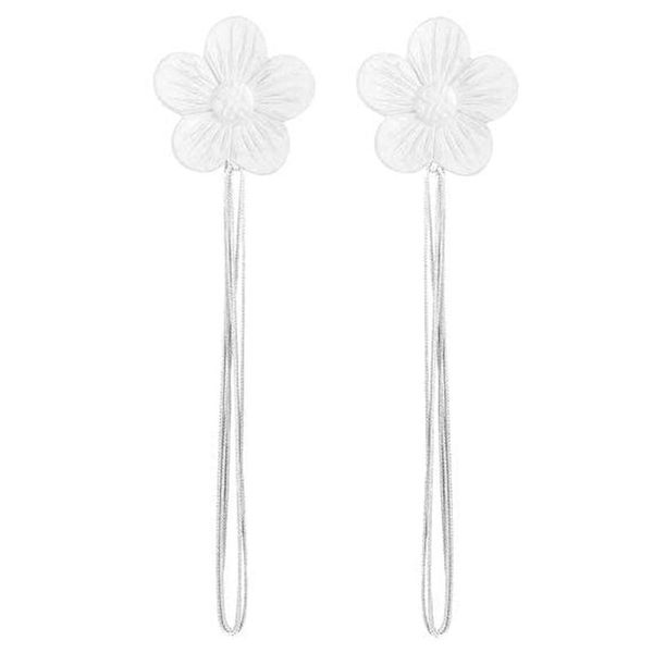 

2 pack vintage curtain tieback, flower curtain drapery holdback window tiebacks ropes artistic for home cafe