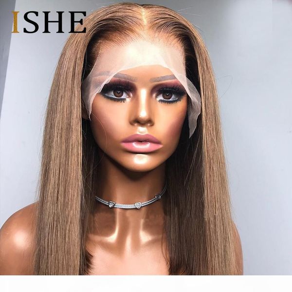 

lace wigs short bob wigs brown color 13x6 lace front wig skin melt lace front human hair wigs for women remy hair, Black