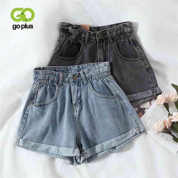 Summer Denim Denim Shorts Elevata vita elastica Streetwear Short Feminino Spodenki Damskie Pantalones Cortos Mujer 210719