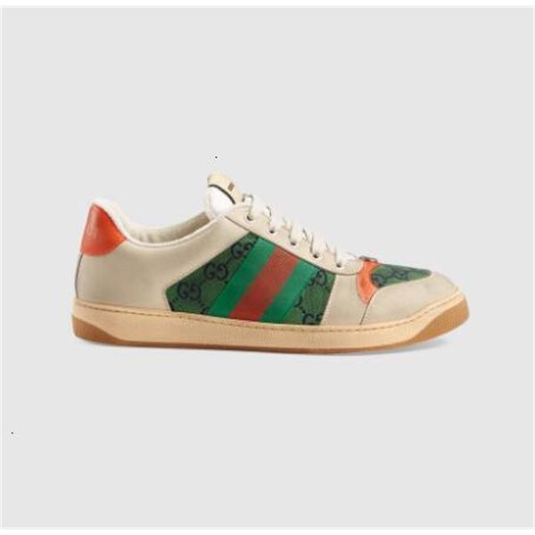 

men designer dress luxury sneakers 546551 canvas screener series casual men's shoes sneakers boots 1 driving loafers shoes eafj, Red;white