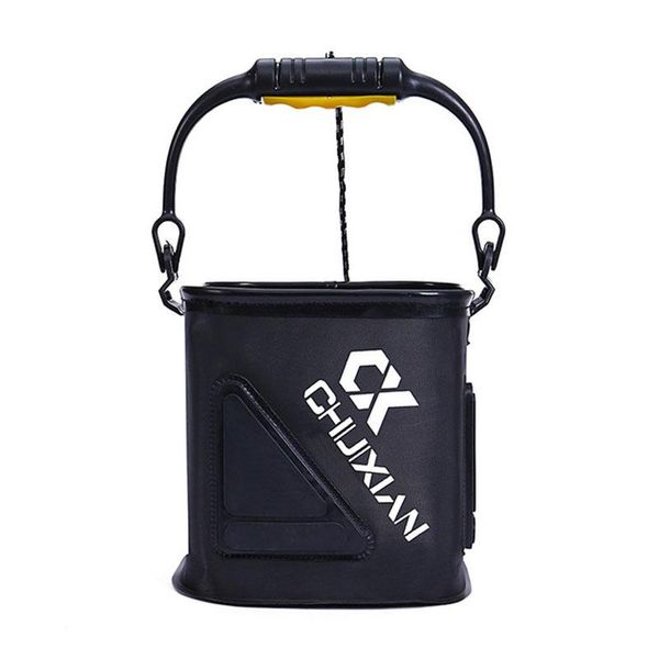 

fishing accessories thicken eva outdoor folding 8l bucket live fish box car wash bathroom kitchen bait buckets tackle tools