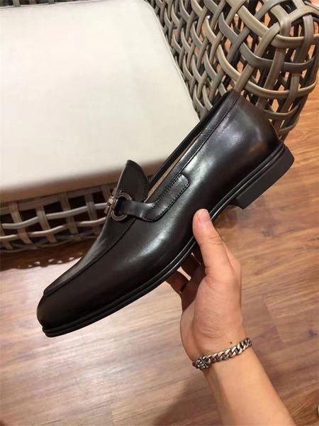 

mm full brogue designers men casual dress shoes blue patchwork white color oxford pu leather formal shoes luxury party gentleman british 11, Black