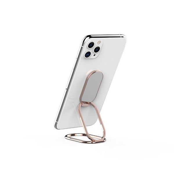 

cell phone mounts & holders thin luxury metal mobile foldable stand socket universal finger grip