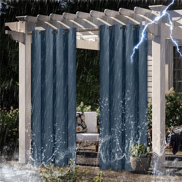 

curtain & drapes waterproof pergola outdoor for garden patio full blackout curtains bedroom living room bath panel drape