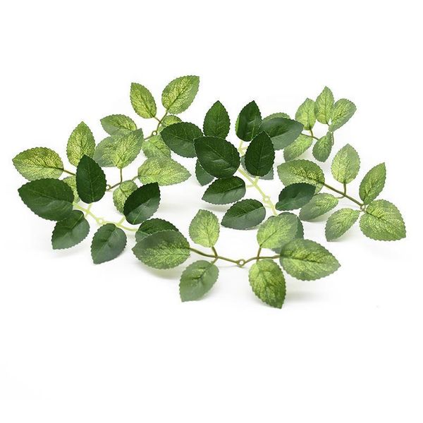 

20pcs artificial plants wedding decorative flowers wreaths fake roses leaf silk leaves flower arrangement accessories ho qylaoy