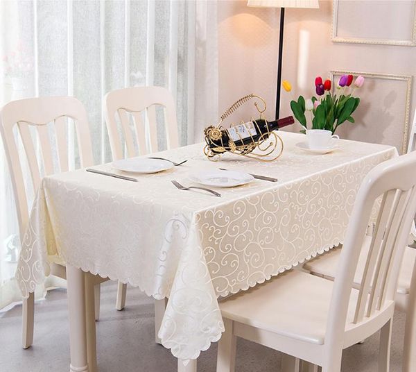 

table cloth all size square polyester jacquard fabric printed flower tablecloth banquet cover home kitchen decoration pink